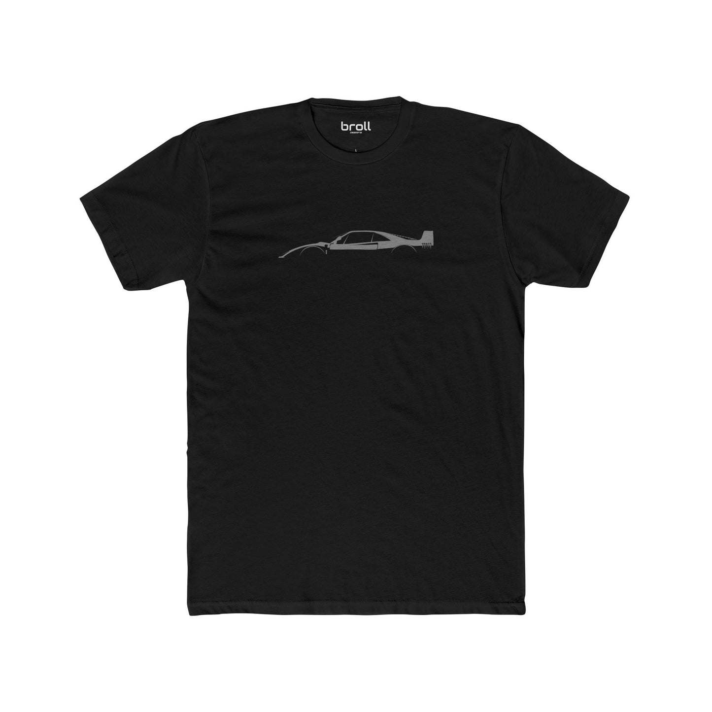 F40 Silhouette Unisex Cotton Crew T-Shirt