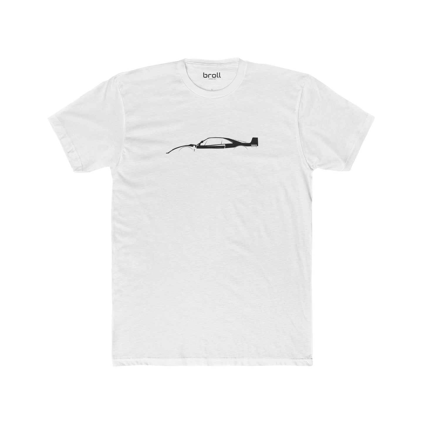 F40 Silhouette Unisex Cotton Crew T-Shirt