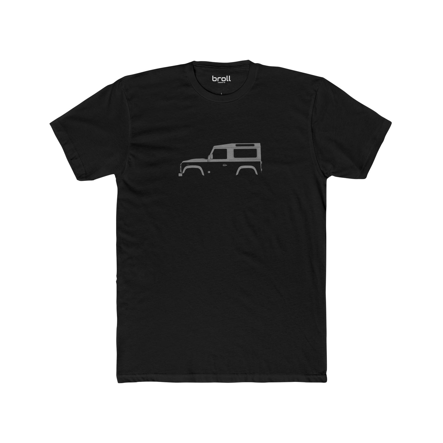 Defender Silhouette Unisex Cotton Crew T-shirt
