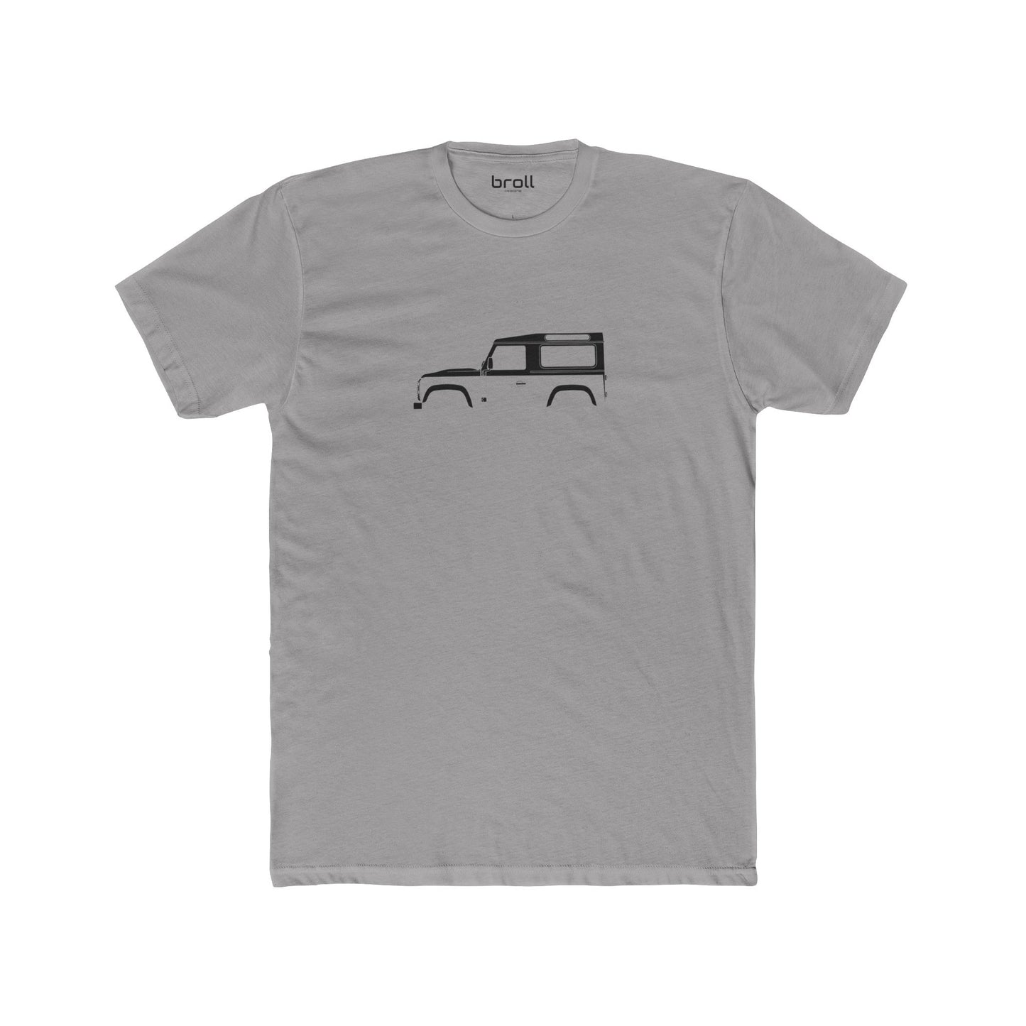 Defender Silhouette Unisex Cotton Crew T-shirt