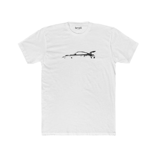 911 GT3 RS 992 Silhouette Unisex Cotton Crew T-shirt