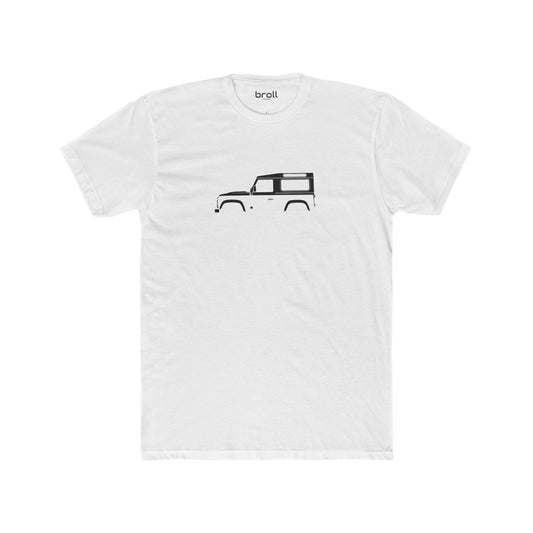 Defender Silhouette Unisex Cotton Crew T-shirt