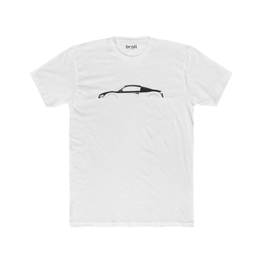 R8 (First Gen/Type 42) Silhouette Unisex Cotton Crew T-shirt