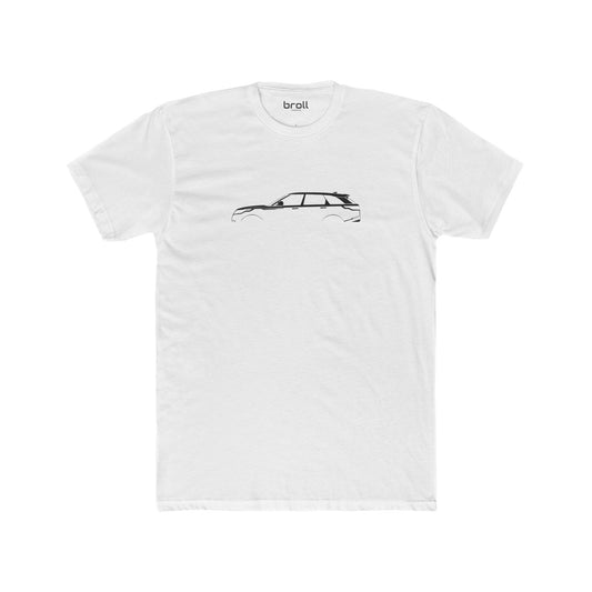Velar Silhouette Unisex Cotton Crew T-shirt